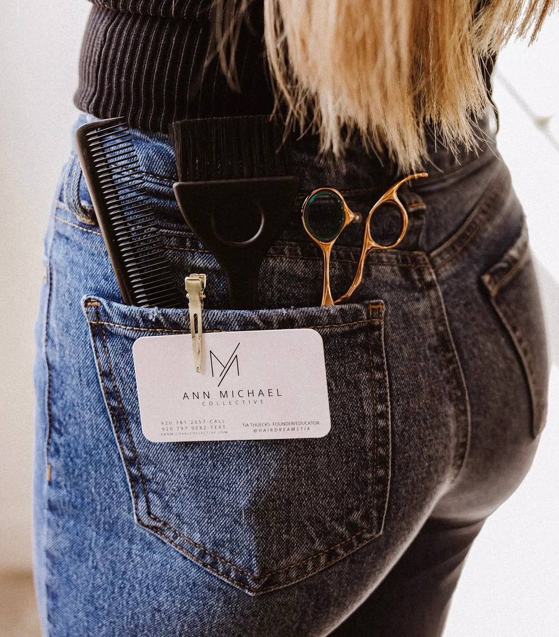 Ann Michael Collective salon branding — Elkhart Lake WI hair salon