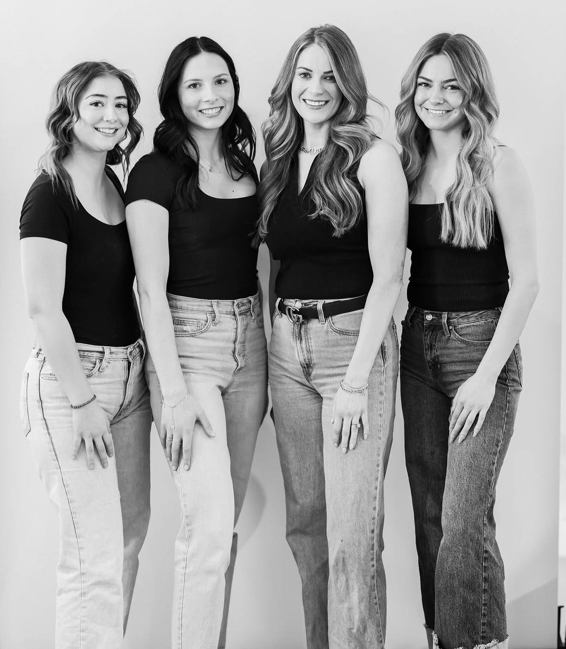 Wedding party hair team Ann Michael Collective Sheboygan County WI