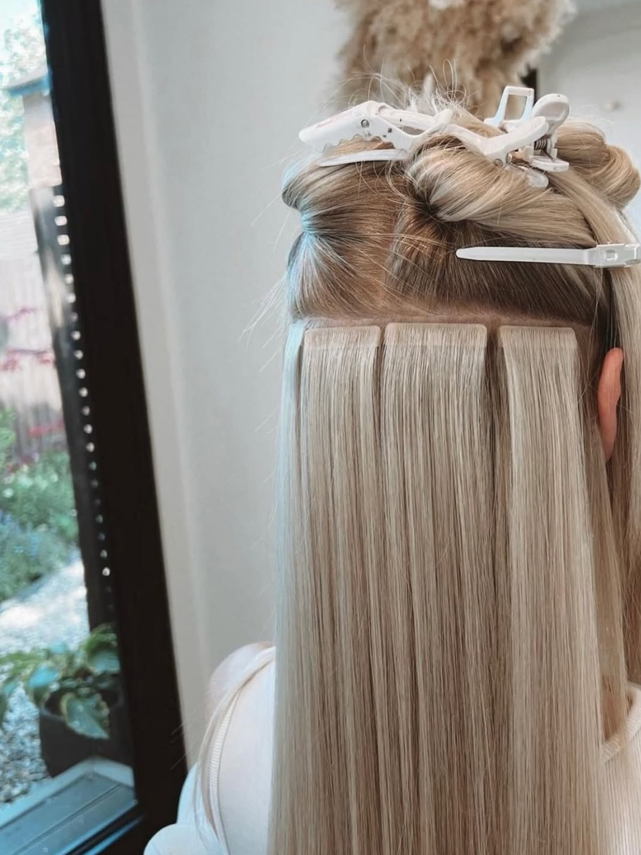 Tape-in extension application